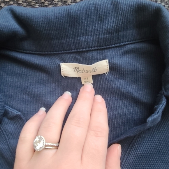 Madewell Y2K Collared Button-through Polo Size XS - Picture 4 of 6